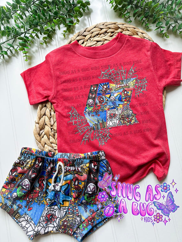 2T RTS Spider Tee & Shorties