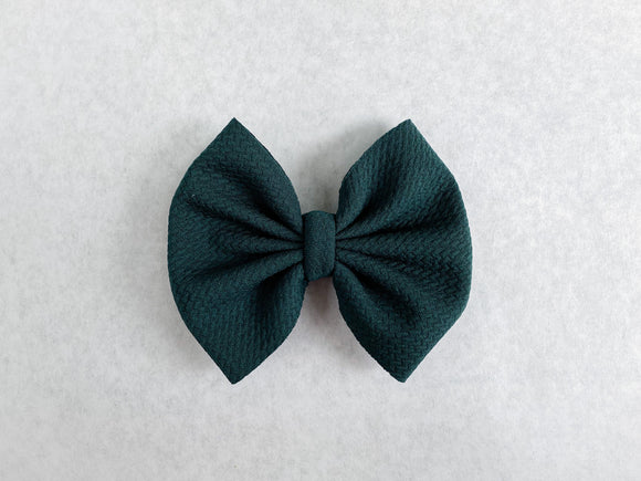 Emerald Green 5in Bow