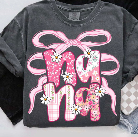 Pink Nana Adult T-Shirt