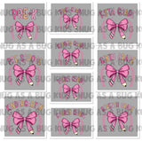Pink Bow Grade Kids Tee