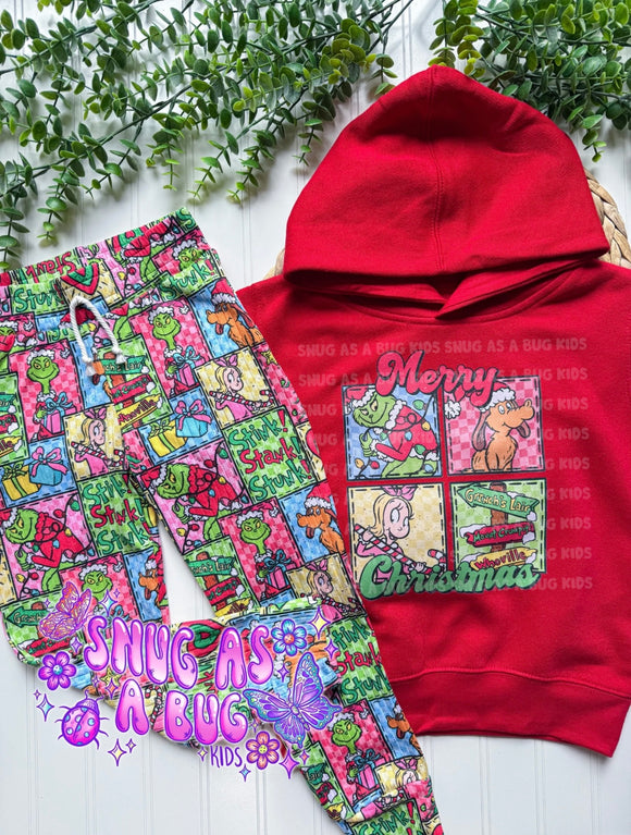 4T RTS Green Village Joggers & Hoodie