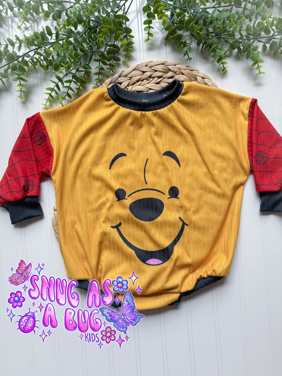 18-24M RTS Big Face Sweater Romper