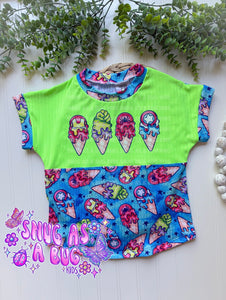 4T RTS Cones Dolman Tee