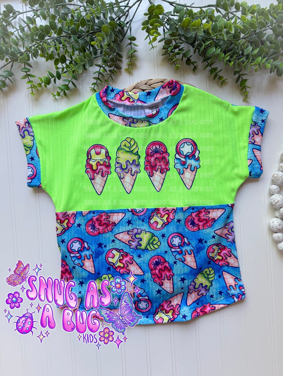 4T RTS Cones Dolman Tee