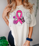 Cancer Ribbon Adult T-Shirt