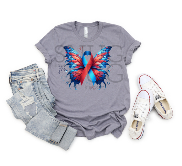 CHD Butterfly Adult T-Shirt