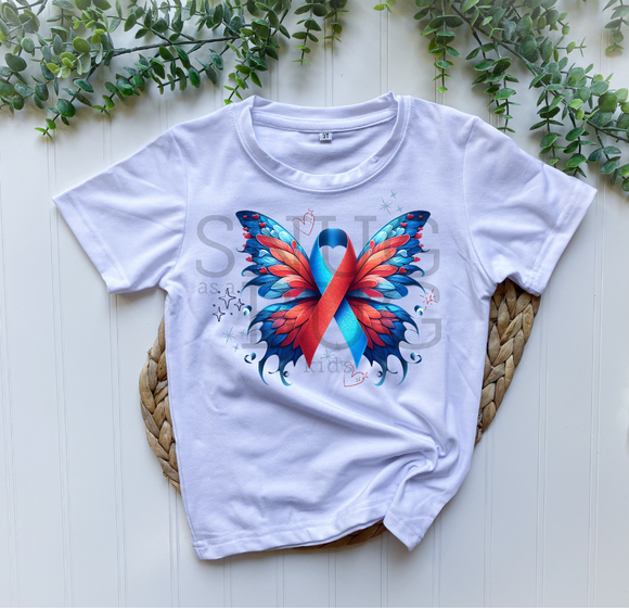 CHD Butterfly Kids T-Shirt