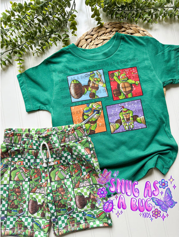 2T RTS Turtle Tee & Jogger Shorts
