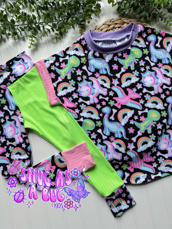 4T RTS Dinos Dolman Tee & Leggings