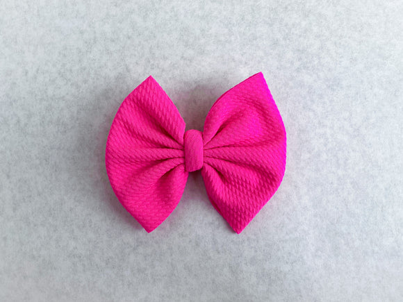 Hot Pink 5in Bow