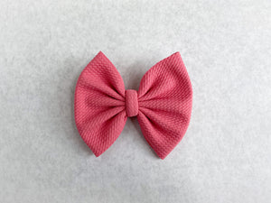 Rose Pink 5in Bow