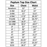 Snug Favorites Peplum Top (Multiple Options)