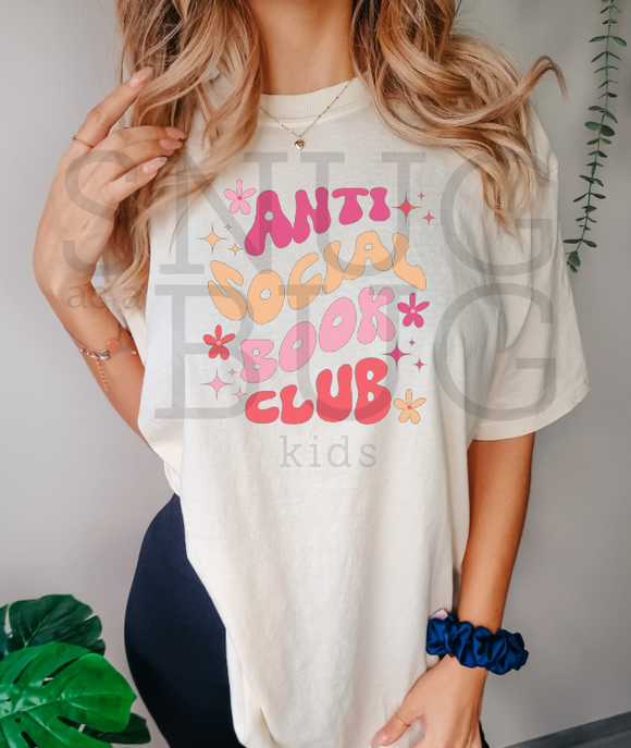 Anti Social Pink Adult T-Shirt
