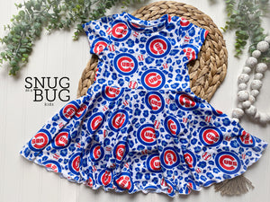 Baseball Twirl Dress (All Prints)