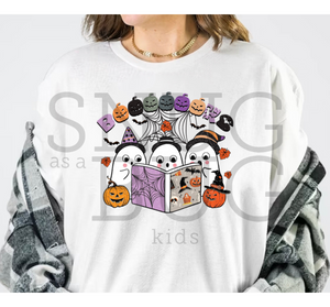 Ghost Book Adult T-Shirt