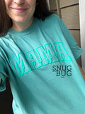 Teal Puff Mama Adult T-Shirt