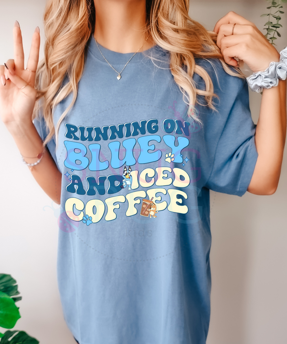 Running On Dogs Adult T-Shirt