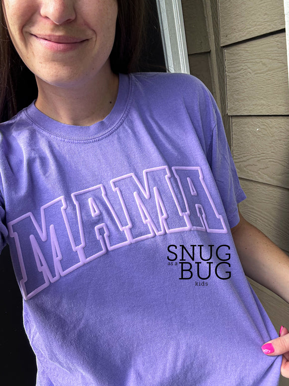 Purple Puff Mama Adult T-Shirt