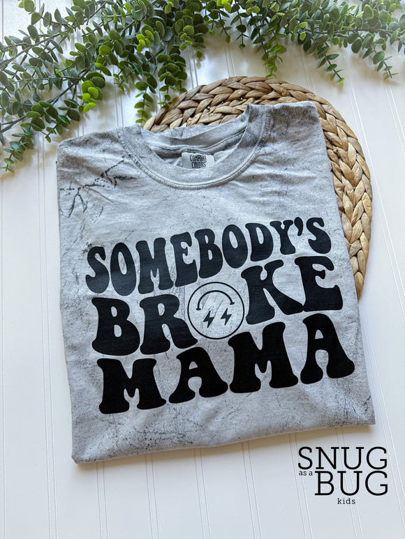 Broke Mama Adult T-Shirt